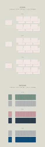 Miniatura 4 de FML Seventeen Album [A+B+C ver. Juego completo]+Beneficios de pre-pedido+planificador digital inspirado en BolsVos K-POP, paquete de calcomanías