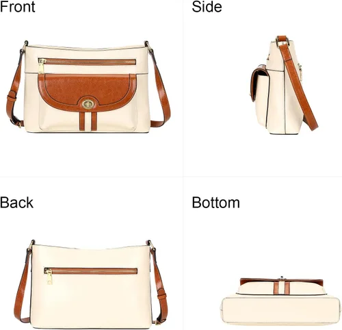 Miniatura 4 de Over Earth Bolsos cruzados de cuero para mujer, bolso de hombro para mujer