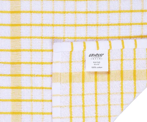 Miniatura 6 de AMOUR INFINI Juego de 8 paños de cocina - Ultra suaves, altamente absorbentes, paños de cocina de algodón terry de secado rápido de 12"x12" pulgadas