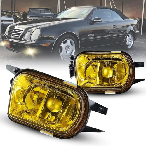 Miniatura 8 de Faros antiniebla para Mercedes Benz C200 C230 C240 C320 C350 CL55/CL65/SL55/SL65 AMG CL500 CL600 CLK320 CLK500 SLK350 Base SL500 SL550 SL600