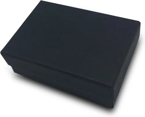 Miniatura 16 de TheDisplayGuys - Paquete de 25 cajas de cartón rellenas de algodón #10 para joyas, color negro mate (1.9 x 1.3 x 0.7 pulgadas), para envío