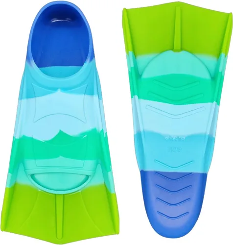 Miniatura 38 de Gugmoy Kids Swim Fins,Comfortable Silicone Flippers for Swimming and Diving,Size Suitable Beginners Kids Girls Boys Adults