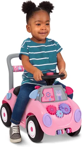 Radio Flyer Busy Buggy Montable con 17 Actividades Interactivas, Pasa de Sentado a Parado para Edades 1-3, Incluye Almacenamiento Integrado,