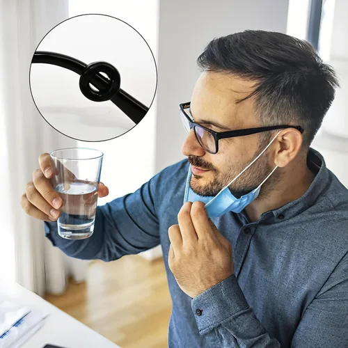 Miniatura 5 de 32Pcs Silicone Eyeglasses Retainers Set Anti-slip Eyeglasses Ear Hooks for Kids Adults Sunglasses Glasses Reading Glasses