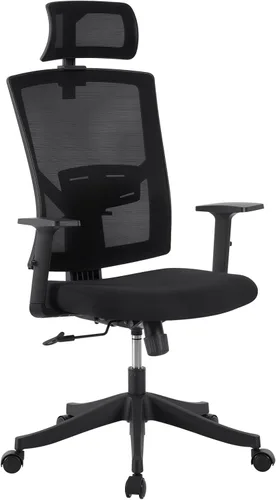 Miniatura 14 de Silla de oficina para personas pesadas, silla de escritorio ergonómica de 350 libras con reposacabezas ajustable, soporte lumbar, brazos abatibles