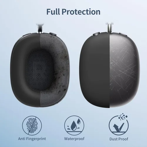 Miniatura 2 de Fintie Funda de silicona 3 en 1 para AirPods Max 2 (2026) y AirPods Max 1 (2020/2024) para auriculares, almohadillas antiarañazos, almohadillas