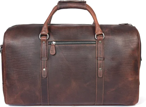 Miniatura 7 de Bolsa de viaje de cuero Bolsa deportiva para gimnasio, bolsa de mano para equipaje de avión, regalo para el día del padre por Aaron Leather Goods