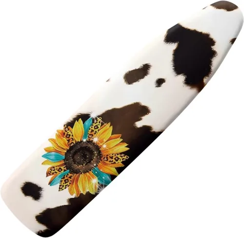Miniatura 31 de Funda para tabla de planchar con estampado de rosas vintage con gancho y bucle, sujetadores ajustables, fundas protectoras para tabla de planchar
