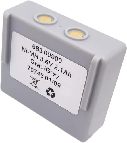 Miniatura 2 de Batería recargable 68300900 de 3.6 V 2.1 Ah Ni-MH Grau/Gris para control remoto HETRONIC 683 00900 batería, 2100 mAh