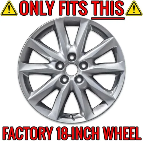 Miniatura 3 de Juego de 4 fundas de rueda de 18" 5 Dbl Spk para Mazda 3 Touring 2017-2019 - Cromo