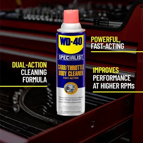 Miniatura 5 de WD-40 Specialist Limpiador de Cuerpo de Carb/Acelerador y Piezas, 13.5 OZ