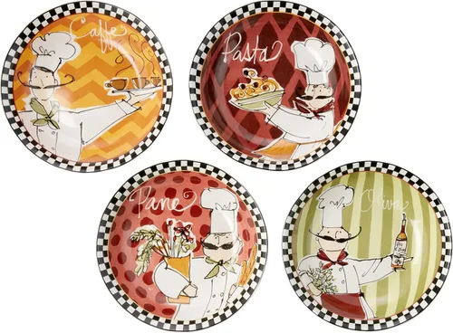 Miniatura 3 de Certified International Corp Certified International Chefs on the Go - Juego de pasta, multicolor, 5 piezas
