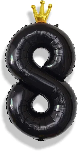 Miniatura 52 de Globos de número azul pastel de 40 pulgadas, globo gigante autoinflable de aluminio número 5 de cumpleaños para niños, globos azul bebé para hombres