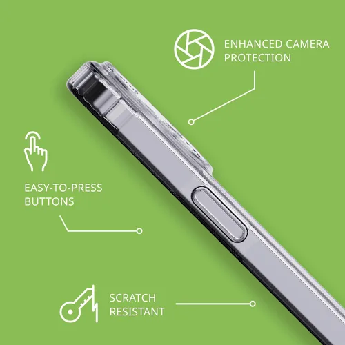 Miniatura 7 de Tech21 Evo - Funda transparente para iPhone 15 Pro, compatible con MagSafe, funda de protección contra impactos, transparente