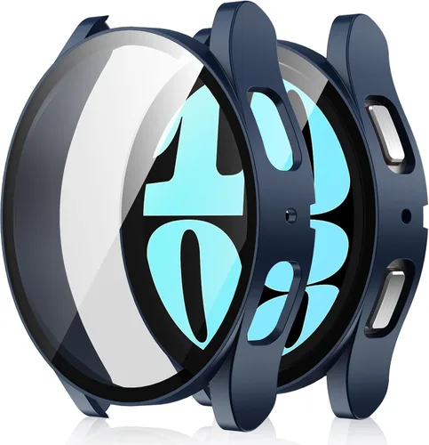 Miniatura 19 de Amizee Paquete de 2 fundas protectoras de pantalla compatibles con Samsung Galaxy Watch Ultra (2025/2024) de 1.772 pulgadas, con protector de negro