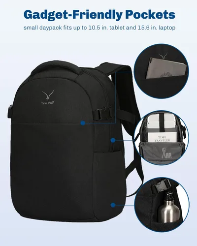 Miniatura 9 de Hynes Eagle Mochila de viaje 2 en 1 de 22 pulgadas, equipaje de mano de 63L, mochila con ruedas para hombres y mujeres con cubos de embalaje, juego