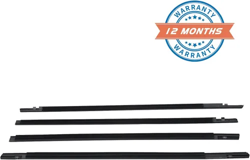 Miniatura 7 de 4 unidades de cinturón de sellado para ventana de puerta exterior de automóvil compatible con Honda Vehicle Civic 4 puertas Sedan 2016-2021