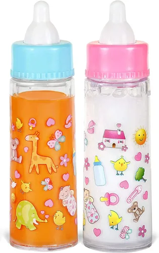 Miniatura 7 de fash n kolor My Sweet Baby Muñeca que Desaparece Juego de Alimentación Cuidado del Bebé Juego de Alimentación para Muñecas de 6 Piezas