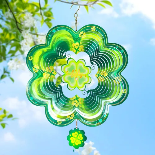 Miniatura 10 de Molinillos de viento de abeja colgantes en 3D, regalos de abeja para mujeres, mamá, abuela, papá, escultura cinética de viento de resorte de metal