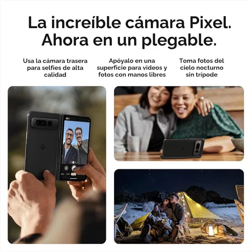 Miniatura 6 de Google Pixel Fold - Smartphone Android 5G desbloqueado con lente teleobjetivo y lente ultraancha - Pantalla plegable - Batería de 24 horas