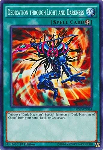 YU-GI-OH! - Dedicación a través de la luz y la oscuridad (DPRP-EN014) - Paquete de Duelistas: Rivales del Faraón - 1ª Edición - Común