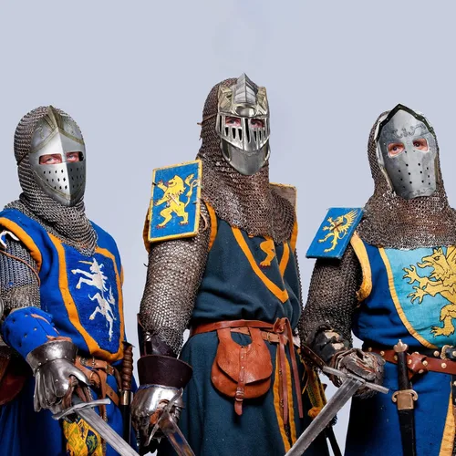 Miniatura 4 de Frienda 12 máscaras de caballero para niños, decoración de fiesta medieval, cascos de caballero de papel, máscara de Mardi Gras, accesorios