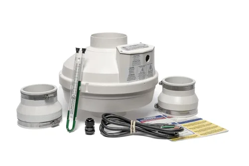 Miniatura 13 de Festa AMG Prowler Ventilador de radón – Kit de instalación de 3” - Ventiladores en línea de mitigación de radón silenciosos y energéticamente