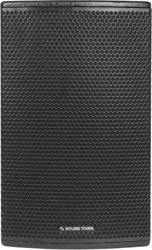 Miniatura 2 de Sound Town CARME Series - Altavoz profesional PA DJ de 2 vías de 12 pulgadas, 700 W, negro con controlador de titanio, madera contrachapada