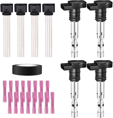 Miniatura 27 de Juego de 4 bobinas de encendido y conector hembra arnés de enchufe compatible con Infiniti Frontier Altima Versa Sentra NV200 Rogue FX50 QX60 QX70