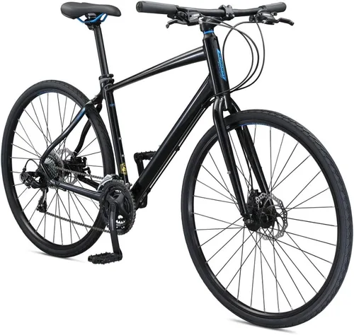 Miniatura 10 de Schwinn Vantage - Bicicleta híbrida deportiva para hombres y mujeres, transmisión de 21 o 24 velocidades, marco de aluminio, barra plana, frenos