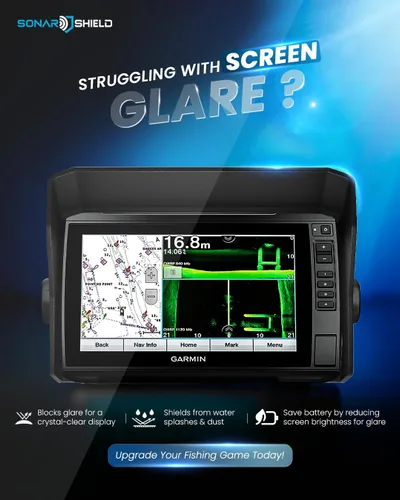 Miniatura 4 de Visera para Garmin Echomap UHD y UHD2 de 9 pulgadas Bolt ON