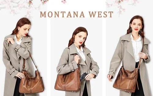 Miniatura 6 de Montana West Bolso de hombro oculto para mujer, bolso cruzado de moda