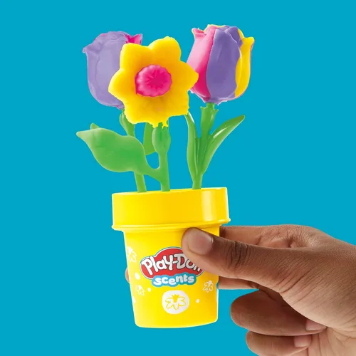 Miniatura 8 de Play-Doh Paquete de dos flores, tulipanes, narcisos, girasol y margaritas, kit de manualidades para niños, regalos para niñas y niños