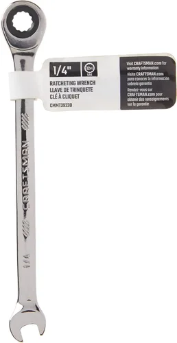Miniatura 5 de CRAFTSMAN Llave de trinquete, SAE, 1/4 pulgadas, 72 dientes, 12 puntos (CMMT39230)