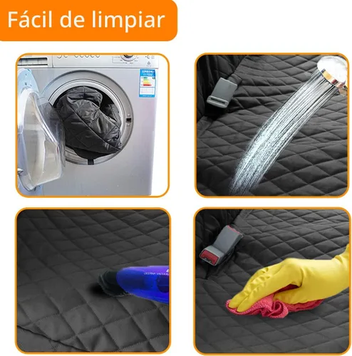 Miniatura 9 de Fundas de asiento de coche Honest Dog, funda de asiento para perro con solapa lateral para automóviles, camiones y SUV - Funda impermeable y Negro