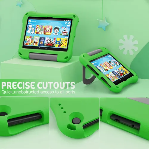 Miniatura 2 de Auorld - Funda para tableta de 8 pulgadas, ligera, a prueba de golpes, con soporte de asa para tableta 2022 de 8 pulgadas, no para tableta Samsung