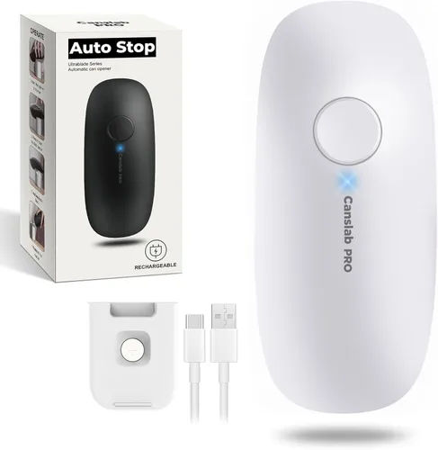 Miniatura 12 de Canslab Ultrablade PRO Abrelatas con Parada Automática - Abrelatas Eléctrico Recargable para Cocina para Personas Mayores con Artritis - Abridor
