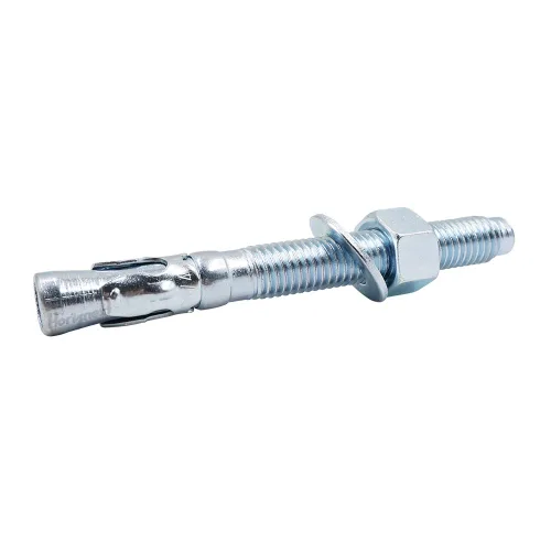 Miniatura 6 de Anclajes de hormigón 3/8, pernos de anclaje de cuña de 3/8 de acero al carbono galvanizado con arandela y tuerca, 3/8 pulgadas de diámetro exterior