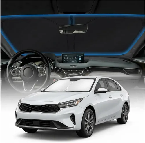 Miniatura 95 de Cubierta para parabrisas para BMW X1 E84 – Ajuste personalizado X1 E84 Accesorios 2016-2024 2025 Parasol plegable protección UV y escudo térmico