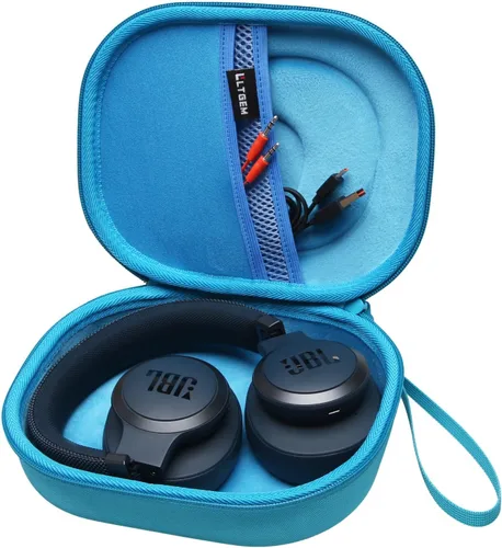 Miniatura 3 de LTGEM Funda rígida para auriculares JBL - Azul cielo/ Azul oscuro