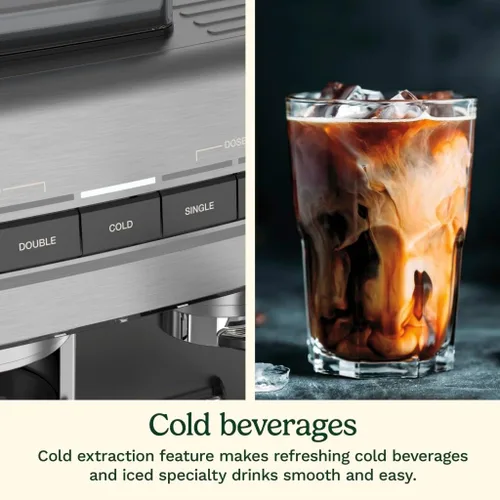 Miniatura 6 de Cuisinart Máquina de café expreso para moler y preparar, 16 ajustes de molienda de fino a grueso, hace bebidas calientes o frías de calidad de café