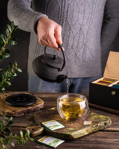 Miniatura 3 de Variedad de cajas de té, surtido de hierbas y descafeinados, Kosher, sin OGM, juego de regalo para mujeres y hombres, 60 unidades, 20 sabores