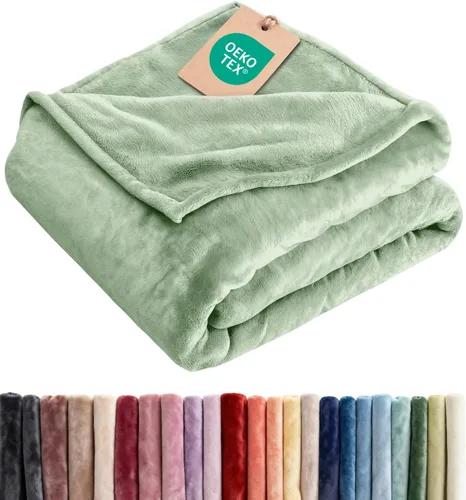 Miniatura 14 de Manta de forro polar ultrasuave para niños – Manta de franela de lujo para niños – Ligera para sofá, cama o silla – Gruesa, cálida y transpirable