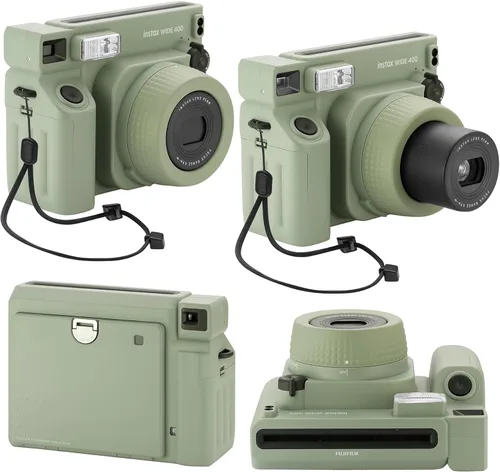 Miniatura 4 de Cámara instantánea Fujifilm Instax Wide 400 + estuche para cámara + 4 pilas AA + álbum de fotos, lápiz limpiador (20 hojas)
