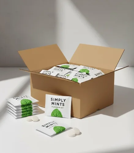 Miniatura 8 de SIMPLY Menta "It's a Boy!", mentas de menta envueltas individualmente, 50 paquetes a granel (2 por paquete), revelación de género, baby shower