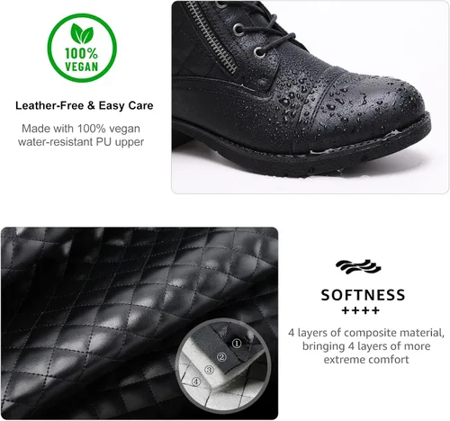 Miniatura 3 de STQ - Botas de combate para mujer