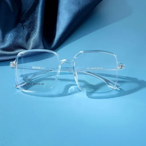 Miniatura 7 de Gafas de lectura cuadradas de gran tamaño, con borde completo, lentes de lectura con bloqueo de luz azul a la moda, anteojos ligeros