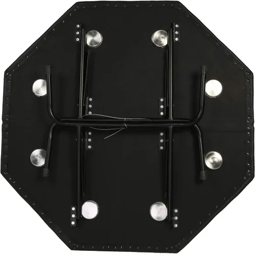 Miniatura 6 de LUCKYERMORE Mesa de póquer plegable 500 fichas de póquer Set 8 jugadores Layout Poker Mats con bolsa de transporte