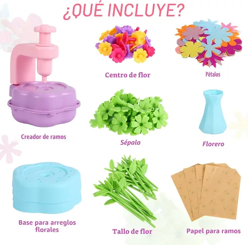 Miniatura 2 de DAISRED Kits de manualidades de flores, juguetes para niños, artes y manualidades para niñas de 4 a 6 a 8 años, kit de fabricación de flores