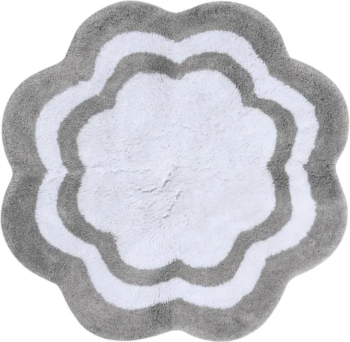 Miniatura 7 de Sherry Kline Alfombra de baño con diseño de pétalos, absorbente de agua, hecha a mano, lavable a máquina, tapete de baño para decoración, tapete
